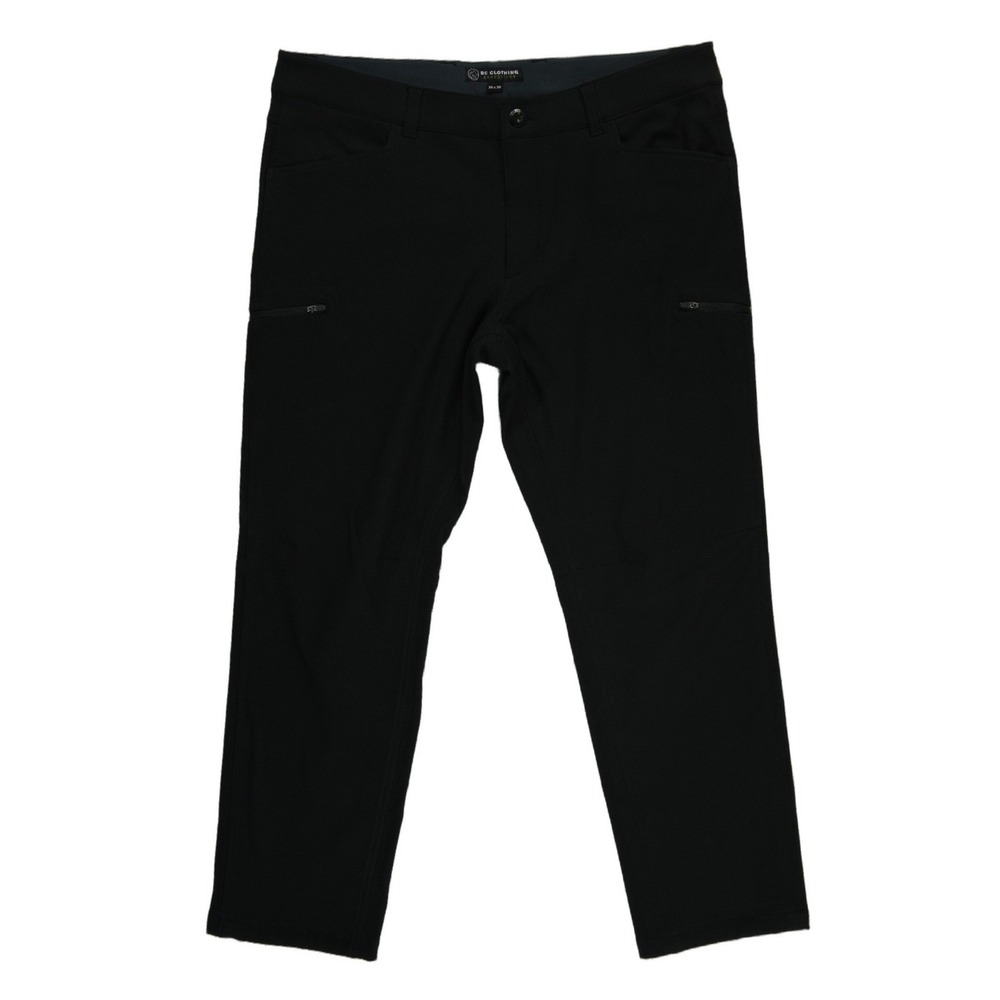 BC Clothing Expedition Pants Men's Size 38x30 Black Stretch Cargo Hiking Outdoor
